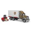 Bruder Nákladní auto Mack UPS s vysokozdvižným vozíkem