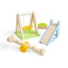 Bigjigs Toys Dřevěný nábytek do domečku pro panenky Venkovní hřiště