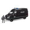 Bruder MB Sprinter s policistou těžkooděncem