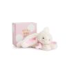Doudou Dárková sada - Plyšový králíček pink 20 cm