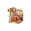 RoboTime 3D dřevěná skládačka Miniatura domečku Bistro na Champs-Élysées
