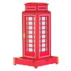 Woodcraft Dřevěné 3D puzzle Britská telefonní budka