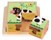 2Kids Toys Dřevěné kostky Farma 2