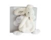 Doudou Dárková sada - Plyšový králíček krémový 26 cm