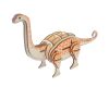 Woodcraft Dřevěné 3D puzzle Brontosaurus