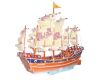 Woodcraft Dřevěné 3D puzzle Barevná plachetnice PC131