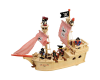 Tidlo Dřevěná pirátská loď