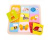 Bigjigs Toys Dřevěné vkládací puzzle 9 zvířátek