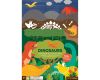Petit Collage Znovupoužitelné samolepky se scénou Dinosauři