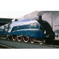 Bigjigs Rail Dřevěná replika lokomotivy Mallard + 3 koleje