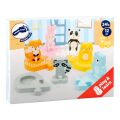 small foot Dřevěné vkládací puzzle zvířátka
