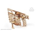 Ugears 3D dřevěné mechanické puzzle Vystřelovací letadlo