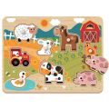 2Kids Toys Vkládací puzzle Venkov