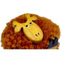 2Kids Toys Dřevěná magnetka velká pompon Žirafa