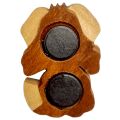 2Kids Toys Dřevěná magnetka velká Pes s kostí