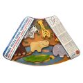 2Kids Toys Dřevěné puzzle Safari propojitelné