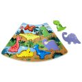 2Kids Toys Dřevěné puzzle Dinosauři propojitelné