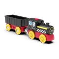 2Kids Toys Parní vlak na baterie s vagónem
