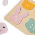Bigjigs Toys Vkládací puzzle počítání Zvířátka