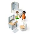 Bigjigs Toys Dřevěný nábytek do domečku pro panenky Koupelna