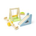 Bigjigs Toys Dřevěný nábytek do domečku pro panenky Venkovní hřiště
