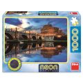 Dino Puzzle neonové Andělský hrad 1000 dílků