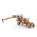 Ugears 3D dřevěné mechanické puzzle UGM-11 Náklaďák s požárním žebříkem