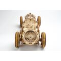 Ugears 3D dřevěné mechanické puzzle U9 Auto (Grand Prix)