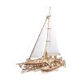 Ugears 3D dřevěné mechanické puzzle Plachetnice Merihobus (trimarán)
