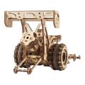 Ugears 3D dřevěné mechanické puzzle Závodní auto (dragster)