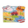Bigjigs Toys Vkládací puzzle dopravní prostředky
