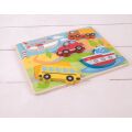 Bigjigs Toys Vkládací puzzle dopravní prostředky