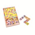 Bigjigs Toys Dřevěné domino se zvířátky
