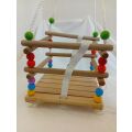 Bigjigs Toys Dřevěná korálková houpačka - II. jakost