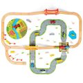 Bigjigs Rail Dřevěná vláčkodráha s venkovskou cestou 80 dílů