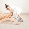 BusyKids Velká skládací lezecká sestava duhová