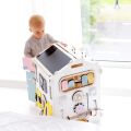 BusyKids Activity board Domeček pastelově bílý
