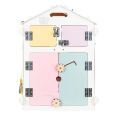 BusyKids Activity board Domeček pastelově bílý