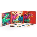 Mudpuppy Magnetické puzzle Řev dinosaurů 2x20 dílků