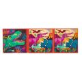 Mudpuppy Magnetické puzzle Řev dinosaurů 2x20 dílků