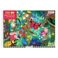 Mudpuppy Puzzle Motýli a hmyz 100 dílků
