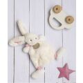Doudou Dárková sada - Plyšový králíček růžový 26 cm