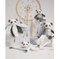 Doudou Dárková sada - plyšový muchláček panda 26 cm