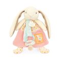 Doudou Dárková sada Hračka s úchytem na dudlík Králíček Ciboulette 19 cm