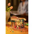 RoboTime 3D dřevěná skládačka Miniatura domečku Cukrárna