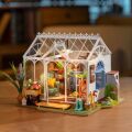 RoboTime 3D dřevěná skládačka Miniatura domečku Vysněný zahradní dům - poškozený obal