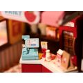 RoboTime 3D dřevěná skládačka Miniatura domečku Mléčný bar Strawberry