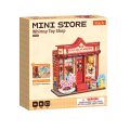 RoboTime 3D dřevěná skládačka Miniatura domečku mini Hračkářství