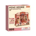 RoboTime 3D dřevěná skládačka Miniatura domečku mini Čokoládovna