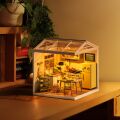 RoboTime 3D dřevěná skládačka Miniatura domečku Kuchyňka Happy Meals